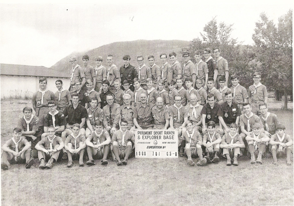 Troop 624 at Philmont in 1968